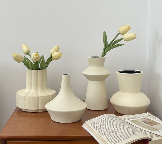 Light Luxury Vase Decoration Living Room Flower Arrangement Ins Style Ceramic Bottle