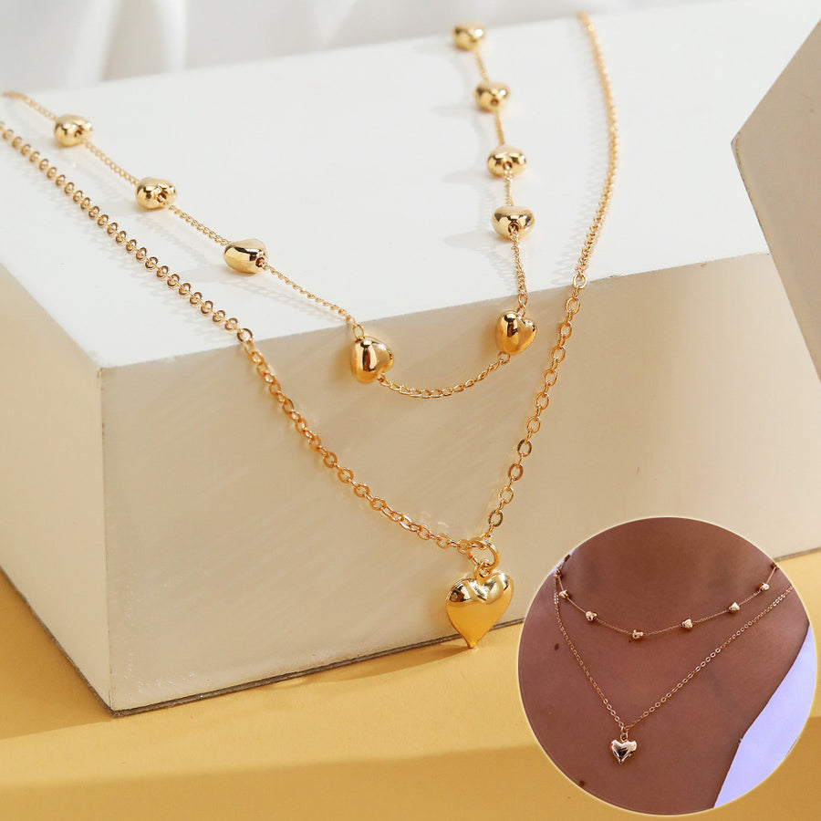 Double layer necklace