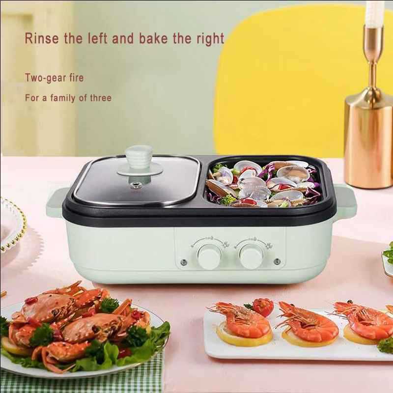 Braten Alle-in-one Topf Haushalt Multi-funktionale Kochtopf Elektrische Bräter Pfanne