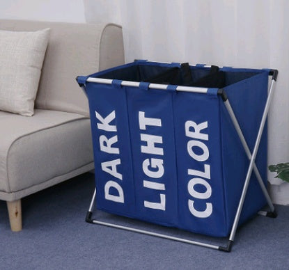 Household items storage baskets Environmentally friendly cloth waterproof laundry baskets Divisional folding Oxford cloth hampers