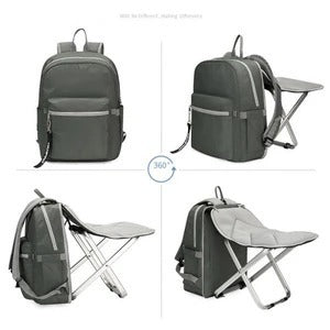 Outdoor leisure can sit sports bag