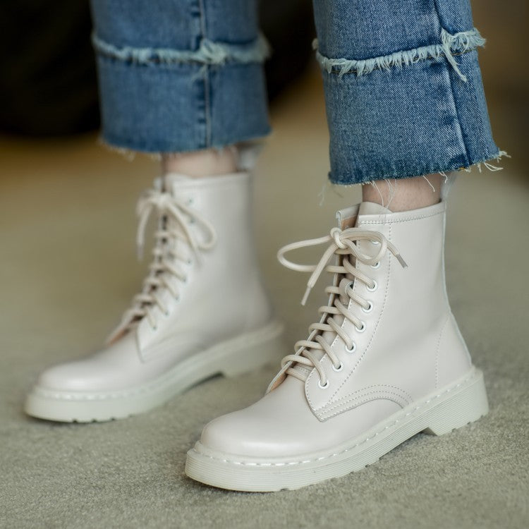 Giày bốt buộc dây của British Martin