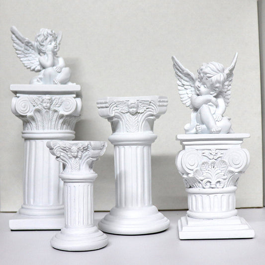 Candle Decoration Set Gypsum Statue Shooting Photography Decoration
