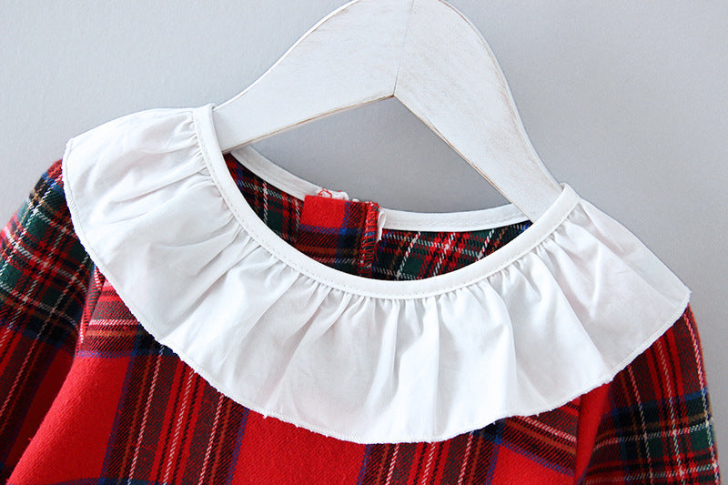 Dress New Children's Clothing Casual Elegant Long-Sleeved Children