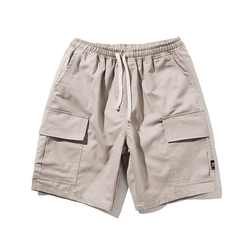 Summer New Men's Loose Five-Point Pants