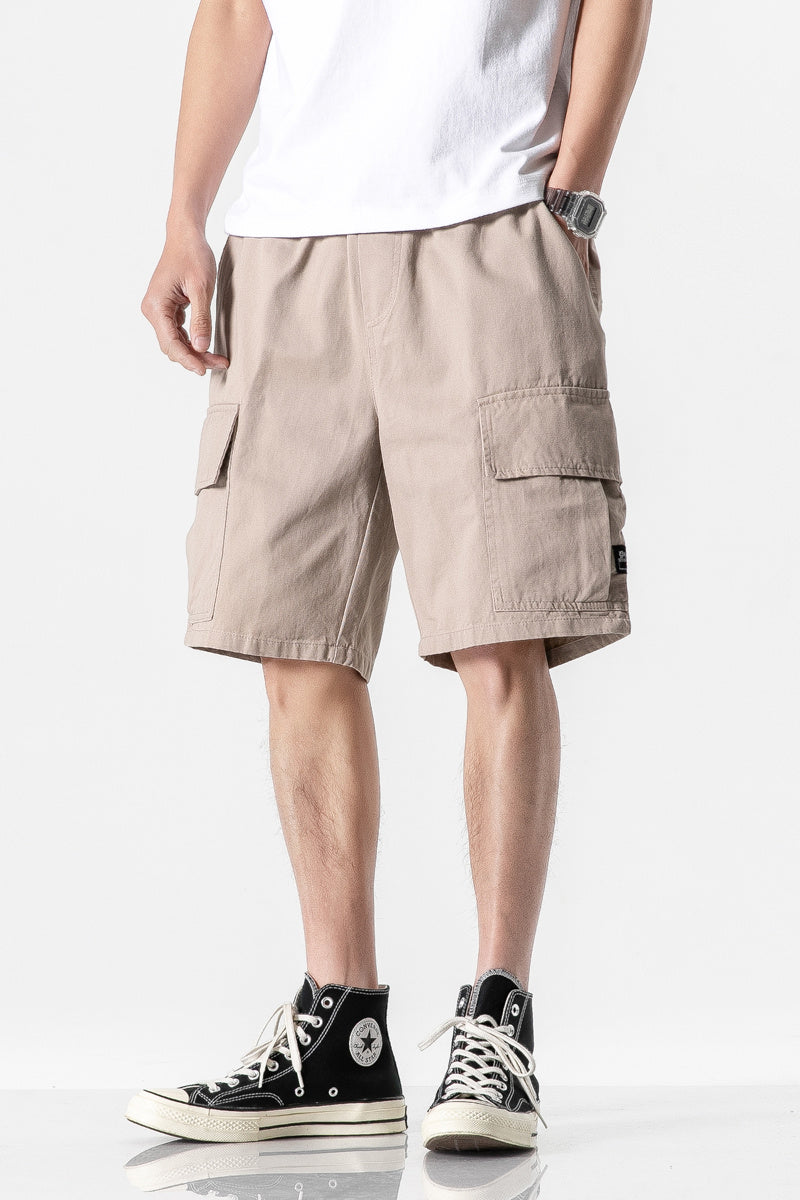 Summer New Men's Loose Five-Point Pants