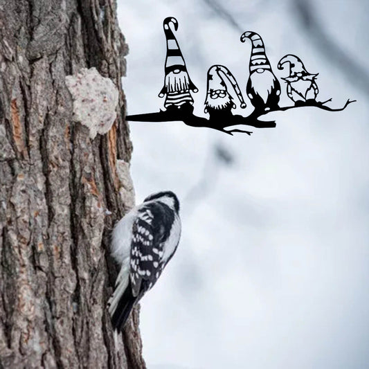 Dwarf Metal Garden Decoration Art Deco Art Silhouette