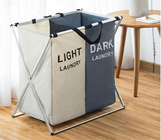 Simple Foldable Oxford Linen Hamper