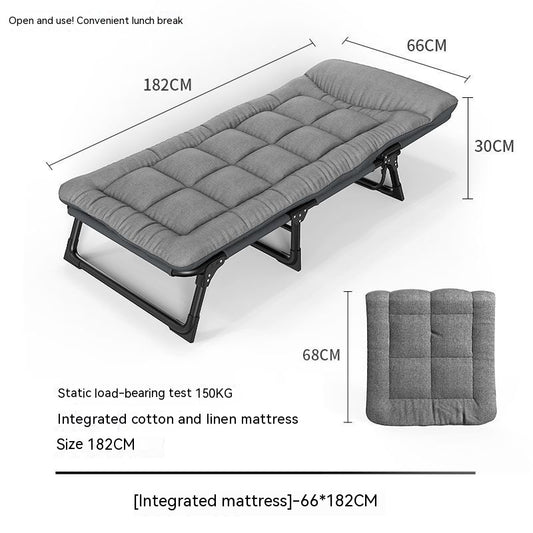 Portable Lounge Chair Simple Campsite Folding Bed