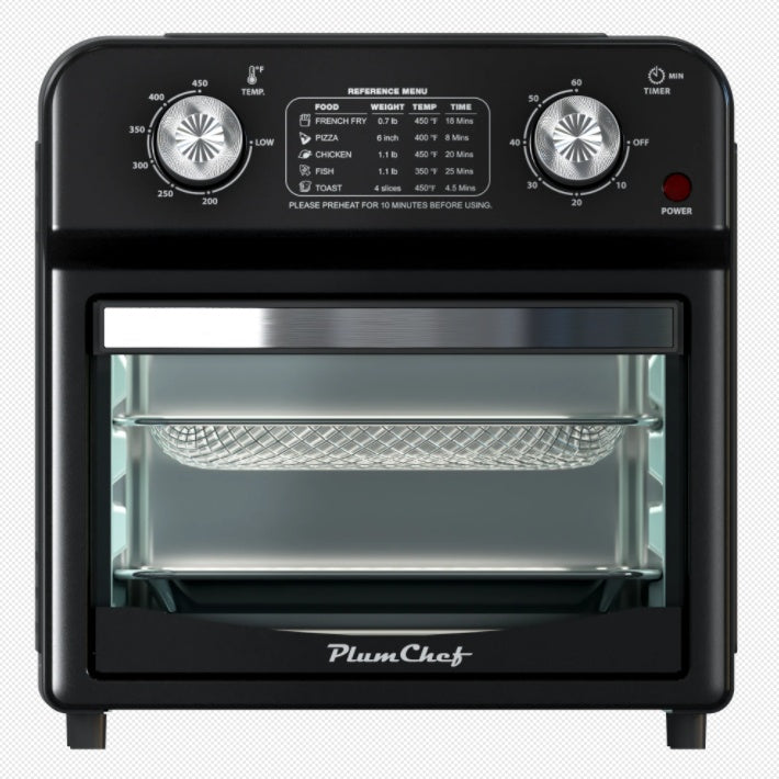 Freidora de aire de 12 litros con control de doble perilla Horno de cocción saludable sin aceite