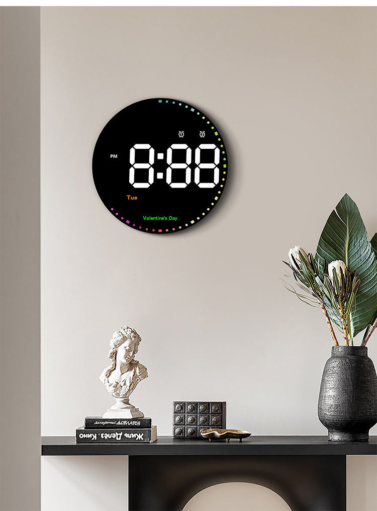 Living Room Digital Electronic Clock Wall Clock