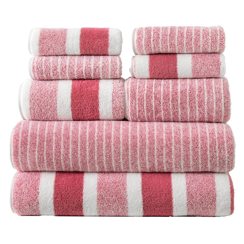 Coral Fleece Double-sided Thickened 8-piece Set Towels Square Scarf