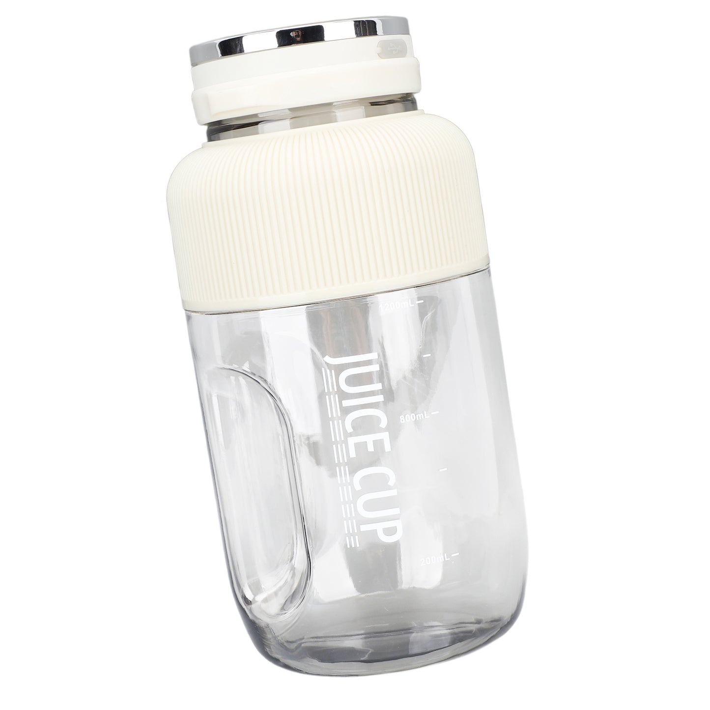 1.2L Mini Juicer Cup Portable Rechargeable Cordless Juicer Blender Multifunctional Blender Cup for Travel Camping Gym Office