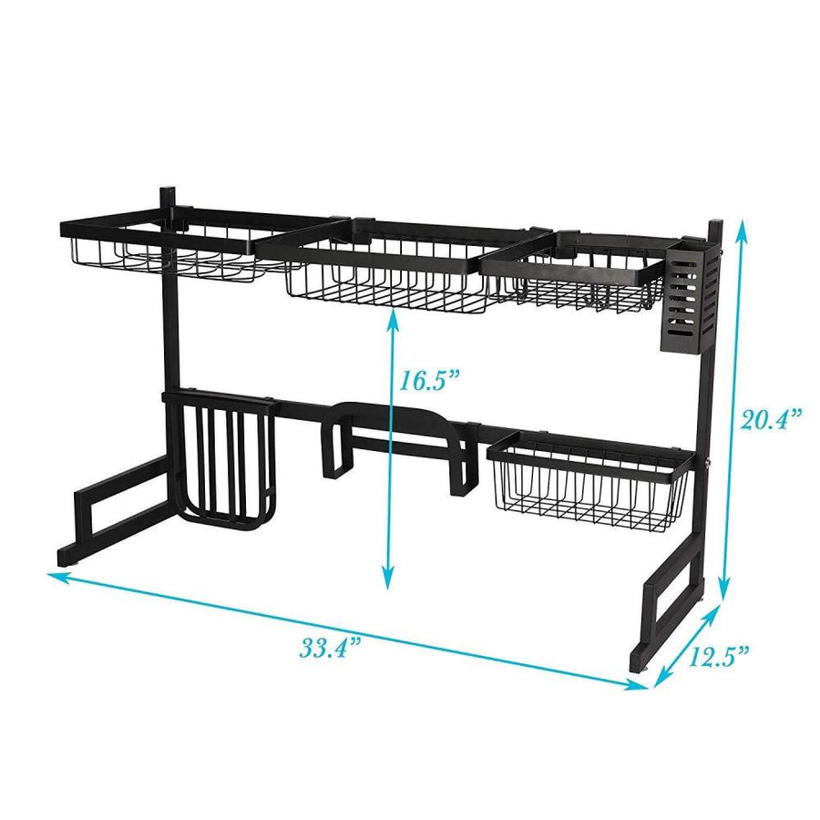 Over The Sink Dish Drying Rack Stainless