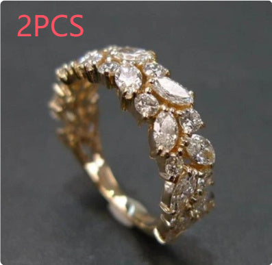 Retro Simple And Exaggerated Personalized Women's Ring