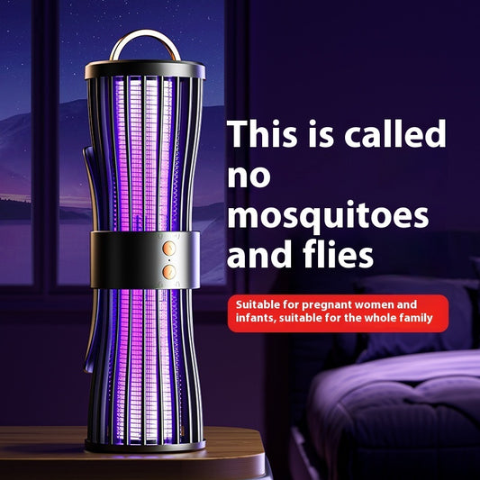 Electric Shock Charging Portable Automatic Purple Light Mosquito Killing Lamp
