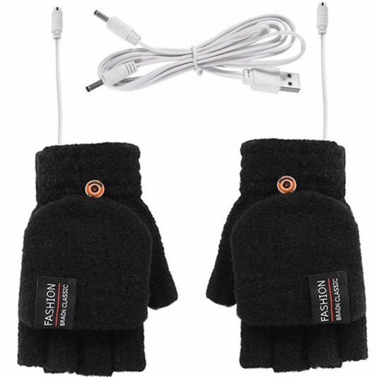 USB double-sided heating gloves