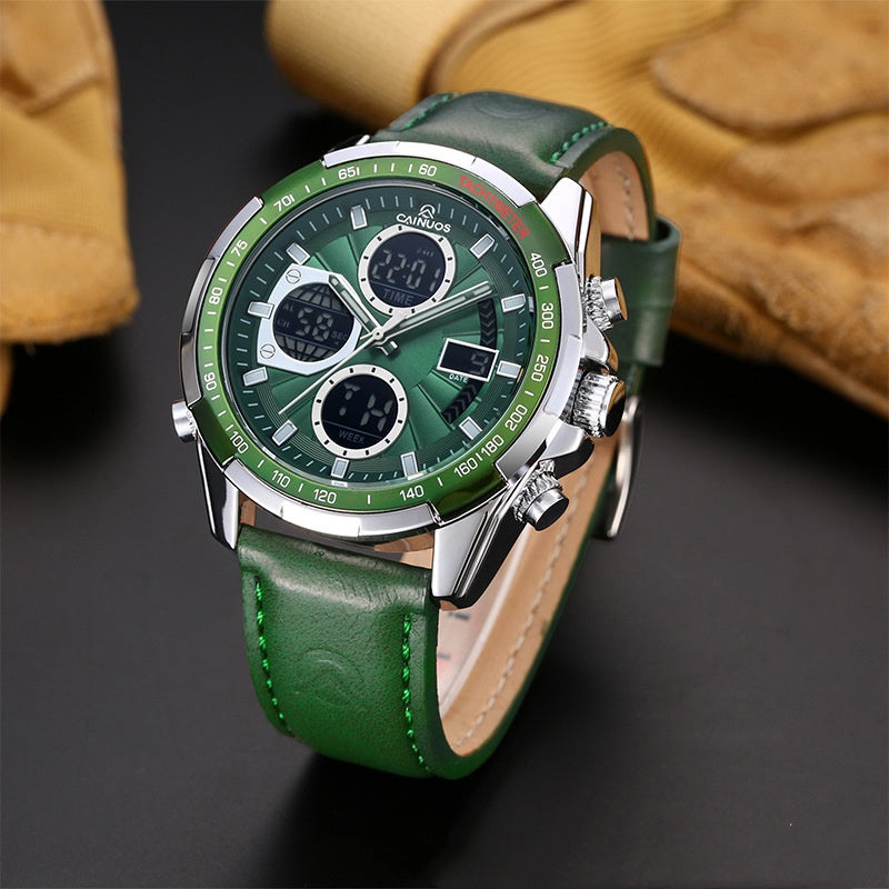 Waterproof Luminous Multifunctional Quartz Digital Watch