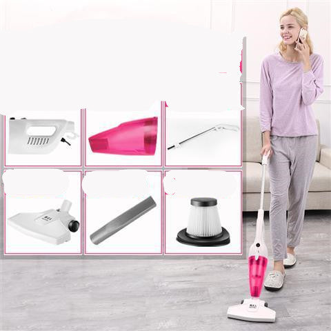 Mrs. Han vacuum cleaner household portable pink push rod vacuum cleaner lf-07a small household vacuum cleaner