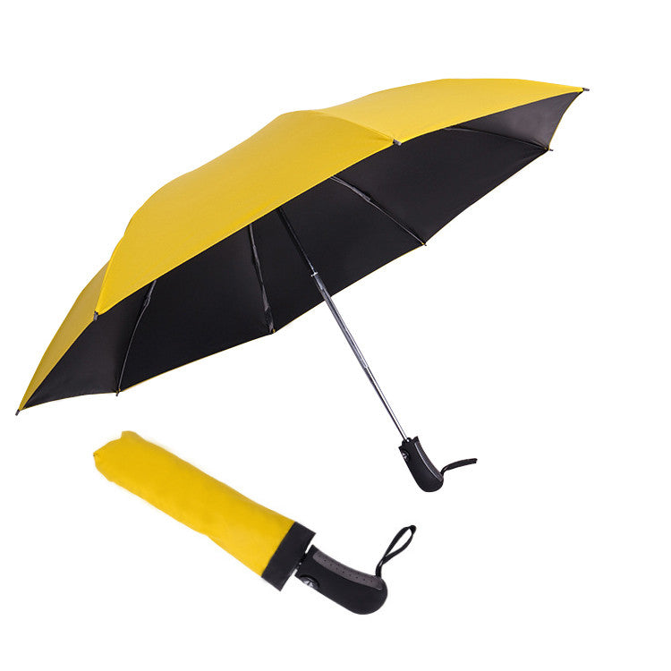 Tri-fold reverse umbrella sun-shading semi-shading automatic umbrella