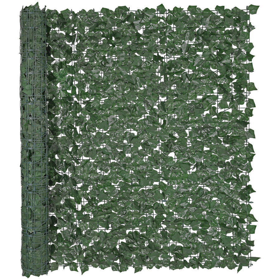 Sichtschutzzaun Aus Efeu, 1500 X 2490 Mm, Pflanzenwand, Grüner Efeuzaun Mit Verstärkter Verbindung, Künstliche Hecken Mit Weinblättern Als Dekoration Für Garten, Hof Und Terrasse