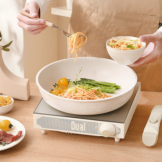 26cm Detachable Handle Medical Stone Non Stick Pot