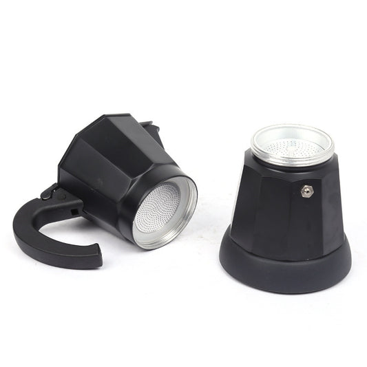 Aluminium-Elektro-Heizung Moka Pot Italienischer europäischer Stecker Kaffeemaschine