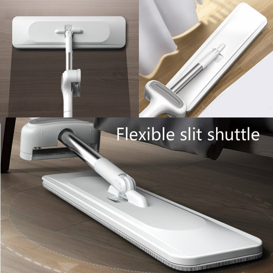 Hand-washing Flat Mop For Wet And Dry