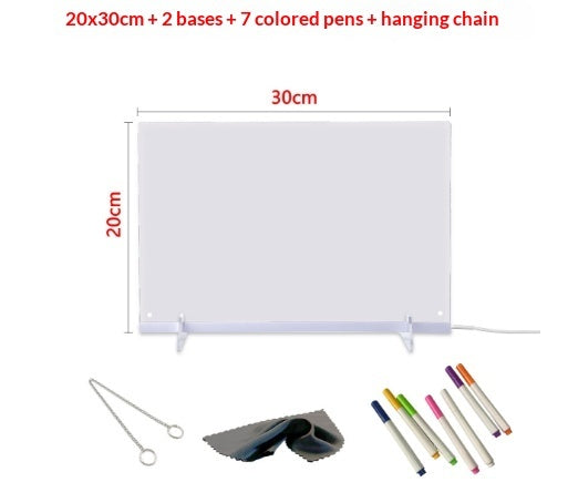 Display Board Stall LED Electronic Fluorescent Board