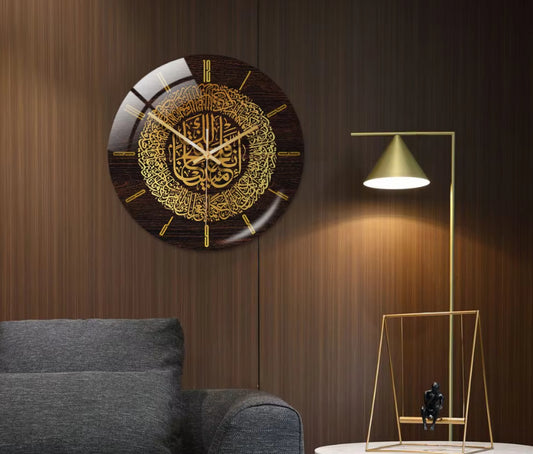 Round Acrylic Wall Clock For Living Room Decoration