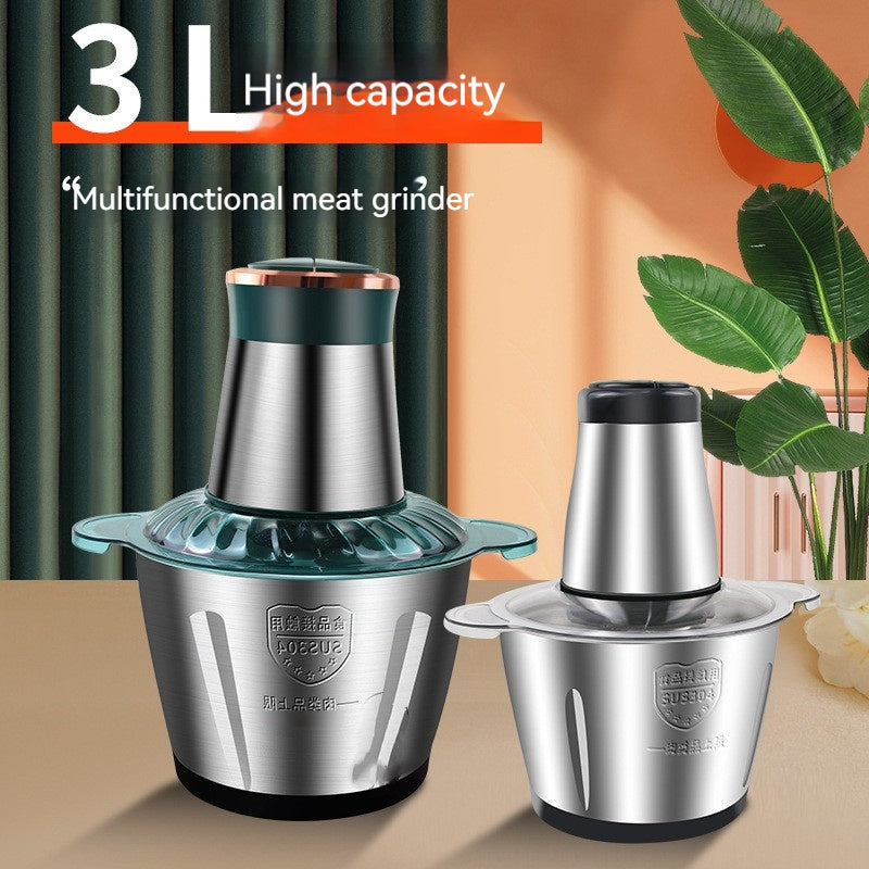 Picadora de carne doméstica multifuncional de gran capacidad de acero inoxidable eléctrica