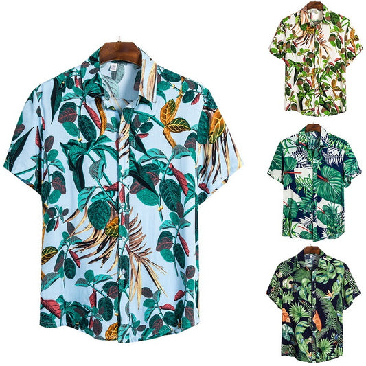 Short-Sleeve Hawaiian-Tops