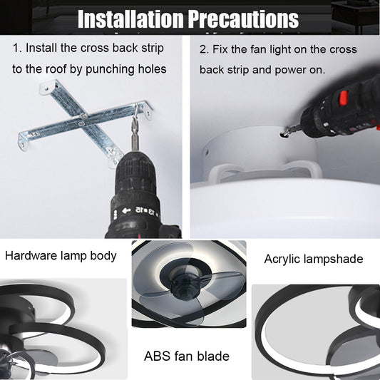 LED Ceiling Lamp Circular Atmospheric Living Room