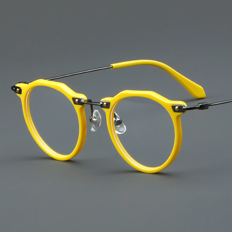 New Glasses 5812 Retro Glasses Rim Metal Optical Glasses
