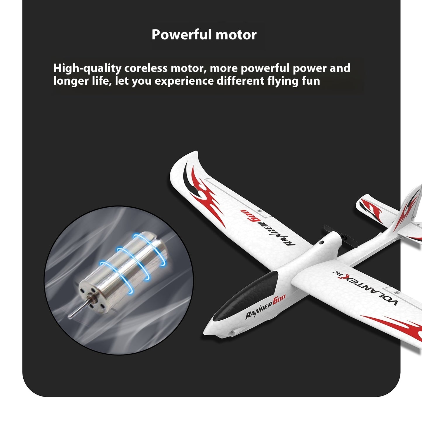 Three-channel Remote Control Fixed Wing Remote Control Glider