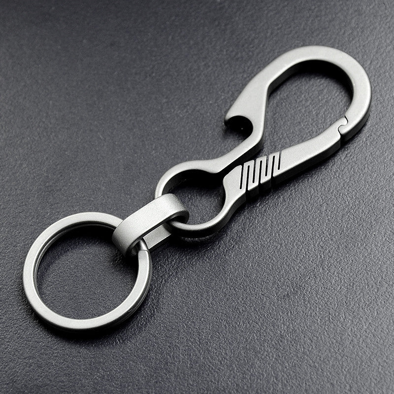 Men's Waist Titanium Alloy Keychain