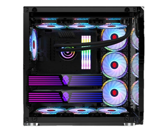 Three-shaped Water-cooled Tempered Glass Game Case