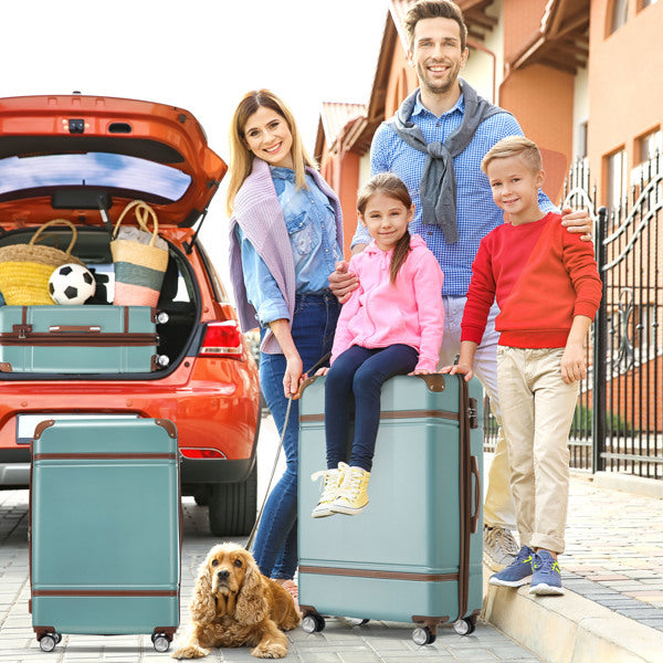 Maleta rígida de 20 pulgadas con neceser