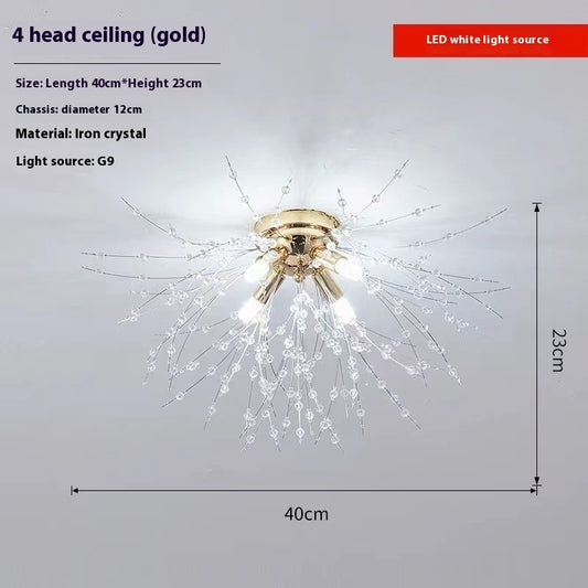 Lamp In The Living Room Dandelion Crystal Chandelier