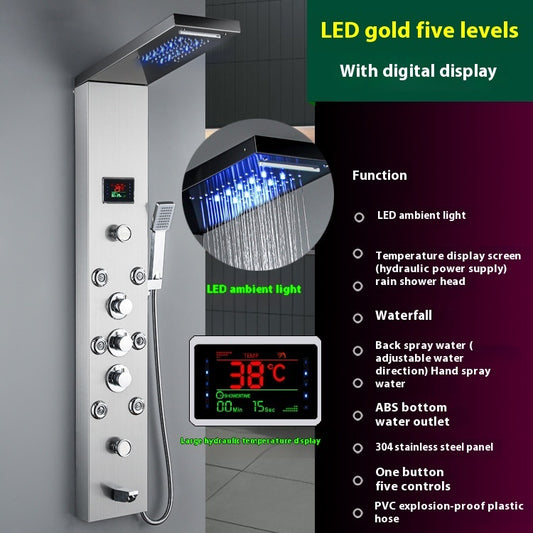 Shower Set Bathroom Intelligent Digital Display