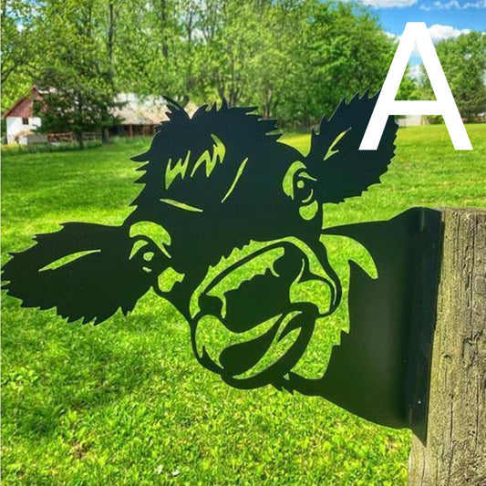 Garden Decoration Metal Wrought Iron Decoration Garden Plug-in Pendant