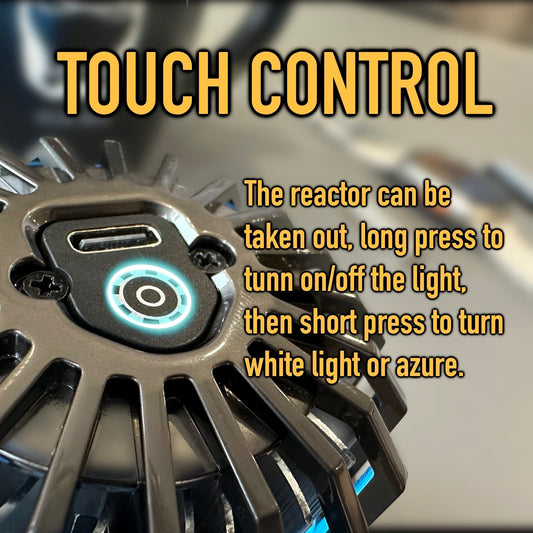 Reactor Light, Rechargeable Superhero Lamp, Multi-Color Cute Table Decor, Gift for Him.(Touch/Remote Control). Category:Home Improvement - Lights & Lighting - Novelty Lighting