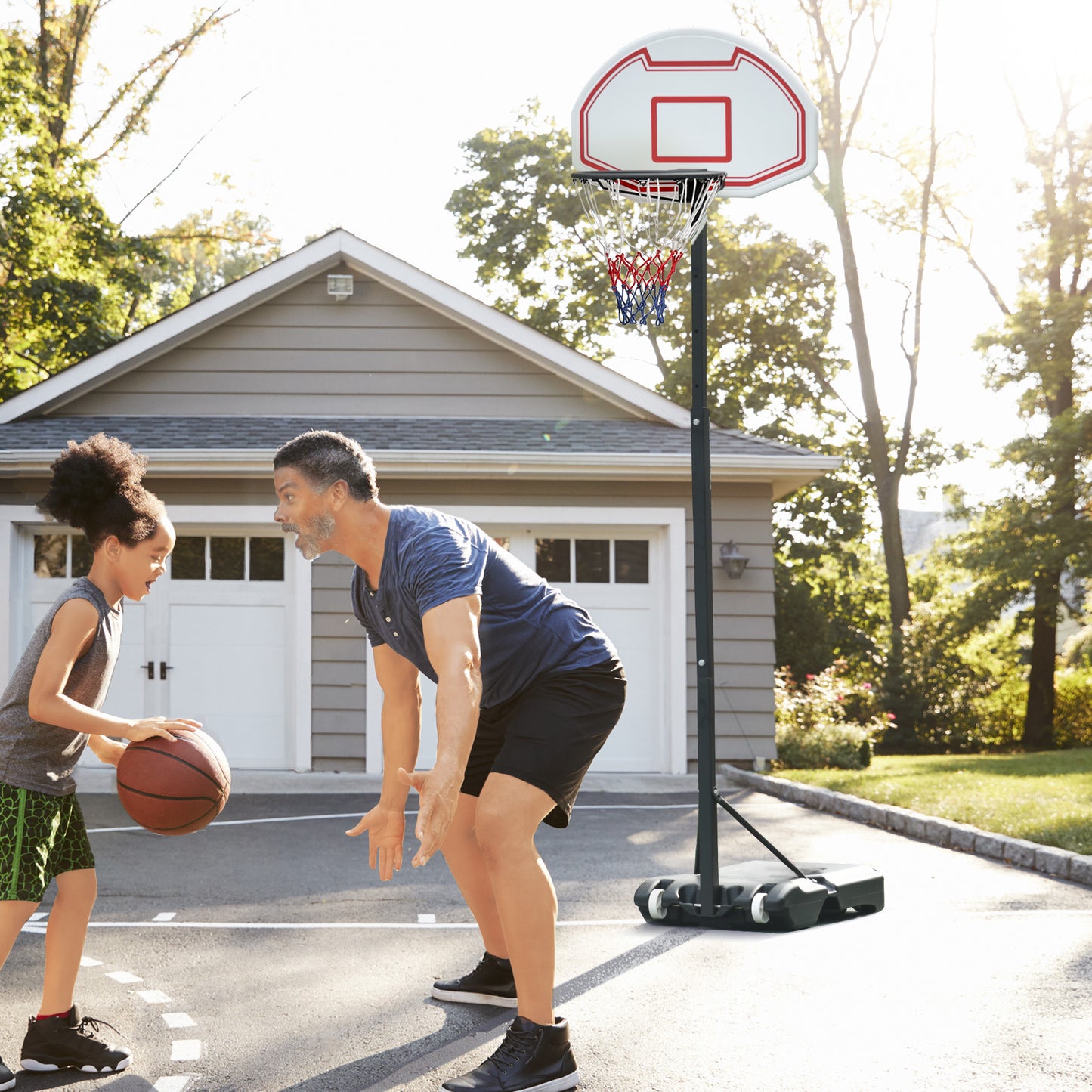 Height Adjustable Basketball Hoop