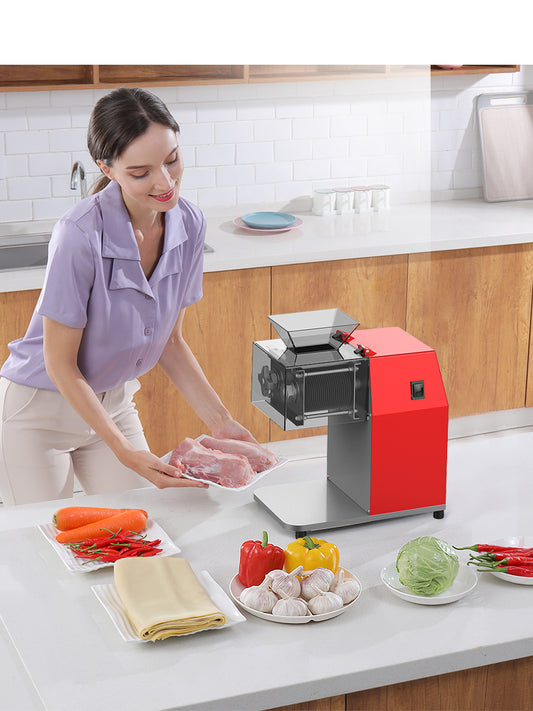 Multifunctional High-power Stainless Steel Automatic Electric Small Desktop Meat Slicer