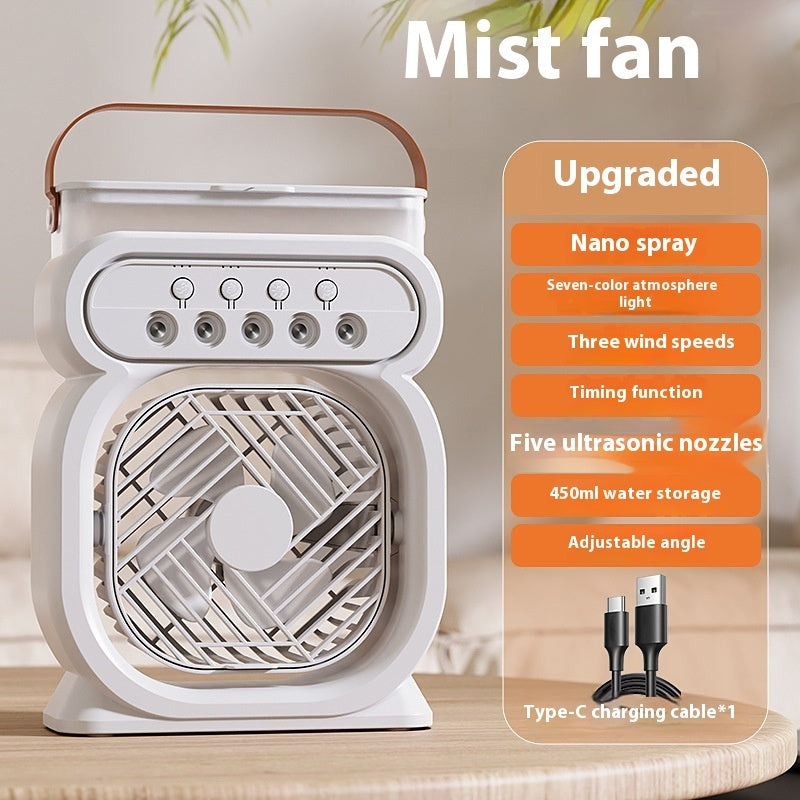 Desktop USB Small Fan Mini Spray Air Cooler