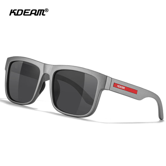 KDEAM New Polarized Sunglasses Men's And Women's Square Sunglasses Colorful Real Film Sunglasses Outdoor Driving Glasses