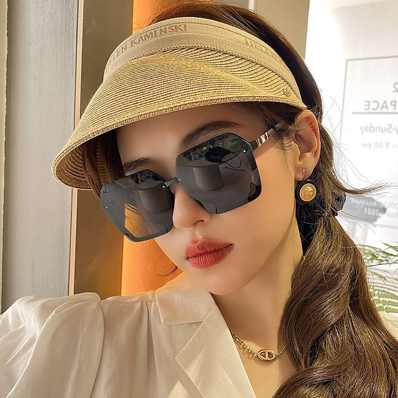 Korean-style Irregular Box Sunglasses home
