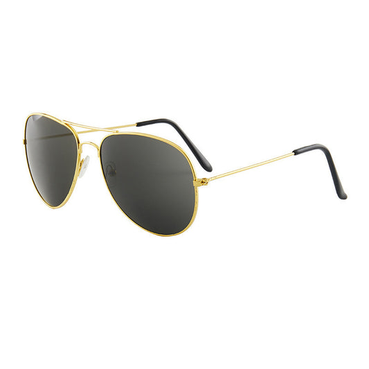 3026 Color Film Large Frame Toad Sunglasses Men's And Women's Metal Sunglasses Sunglasses