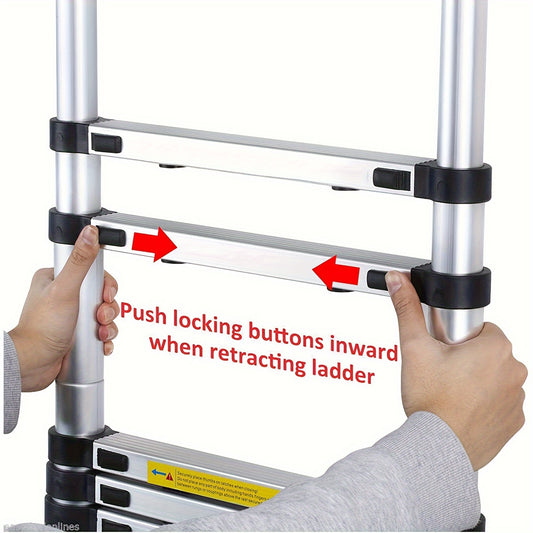 3.2m Aluminum Folding Ladder Multi-Functional For Home And Work