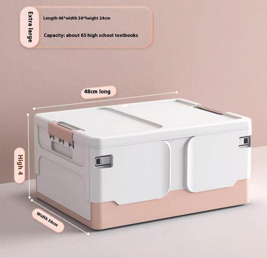 Household Plastic Storage Box Folding Storage